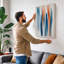 Vertical Reverie Abstract - Wrapped Canvas-410674986-410674979