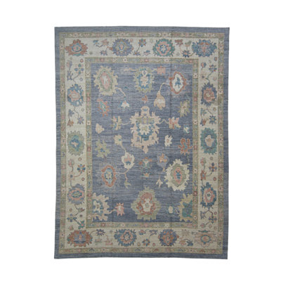 Bentancourt One-of-a-Kind 12' X 16' 2010s Wool Area Rug Gray