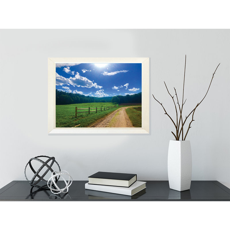 «Summer Road» par Michelle Deegan, reproduction de photo, Papier encadré blanc, Pas de tapis