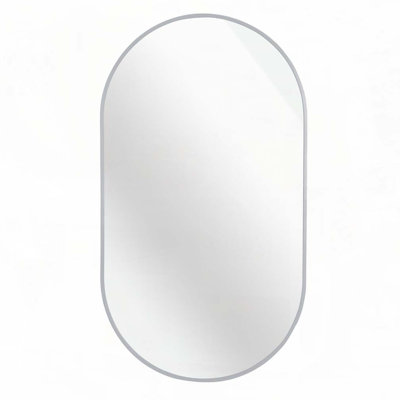 Metal Oval Mirror
