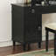 Ensemble de meuble-lavabo de chambre à coucher avec tabouret à tiroirs ouverts-34030674