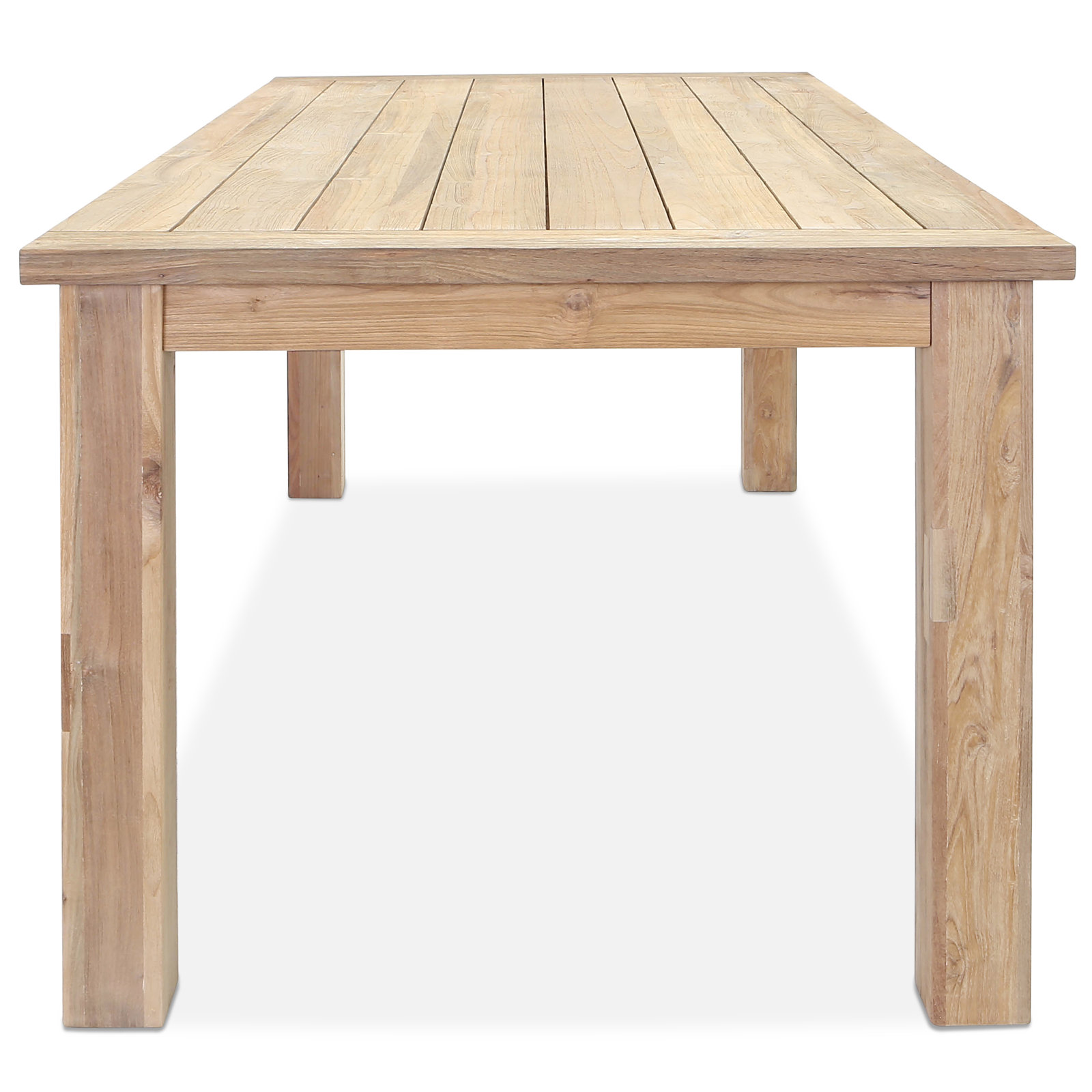 Bedwell Teak Patio Dining Table, 40" W x 94" L x 30.3" H