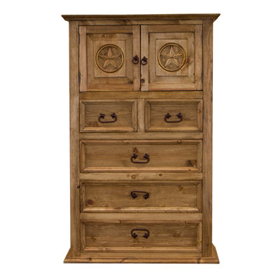 Commode avec étoile sculptée