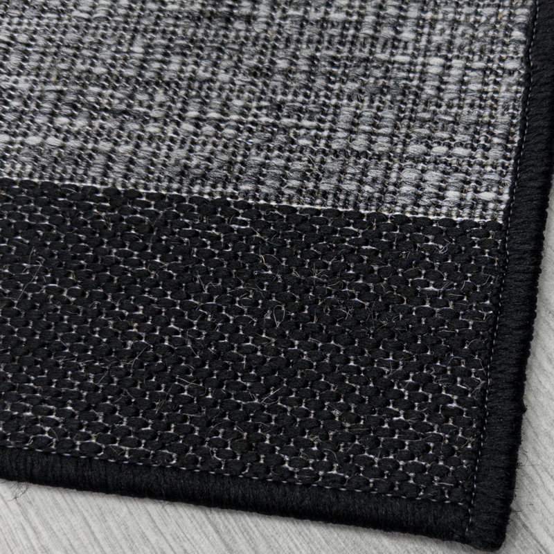 Steel Hallway Runner Rug – Hardwearing, Non-Slip & Durable Carpet for Hall, Kitchen & Corridor, Runner 66 x 150 cm