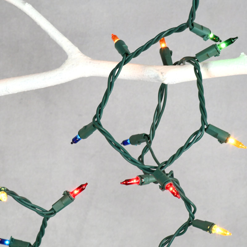 Electric Mini String Lights with 100 Bulbs, Multi Color