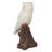 28"H Owl on Tree Trunk Garden Statue