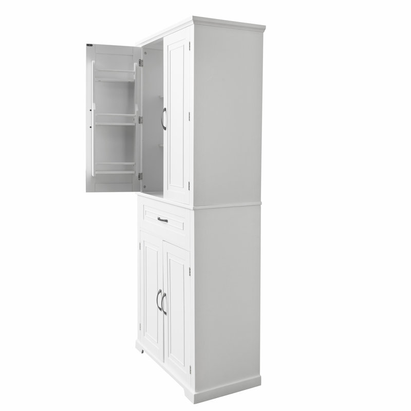 Armoire de rangement Ramata, Blanc