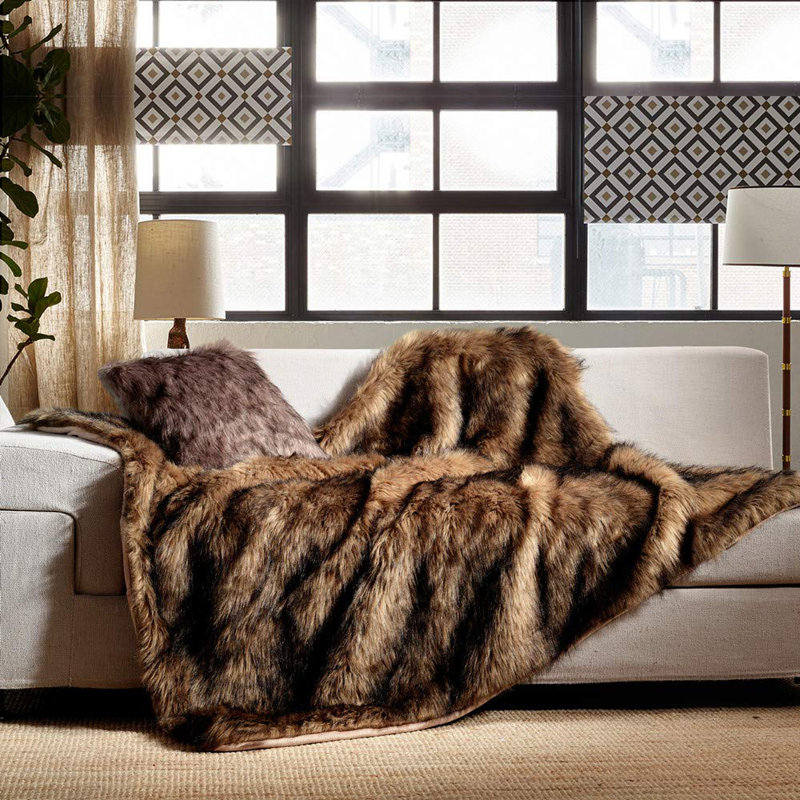 Stembridge Throw Blanket, Brown