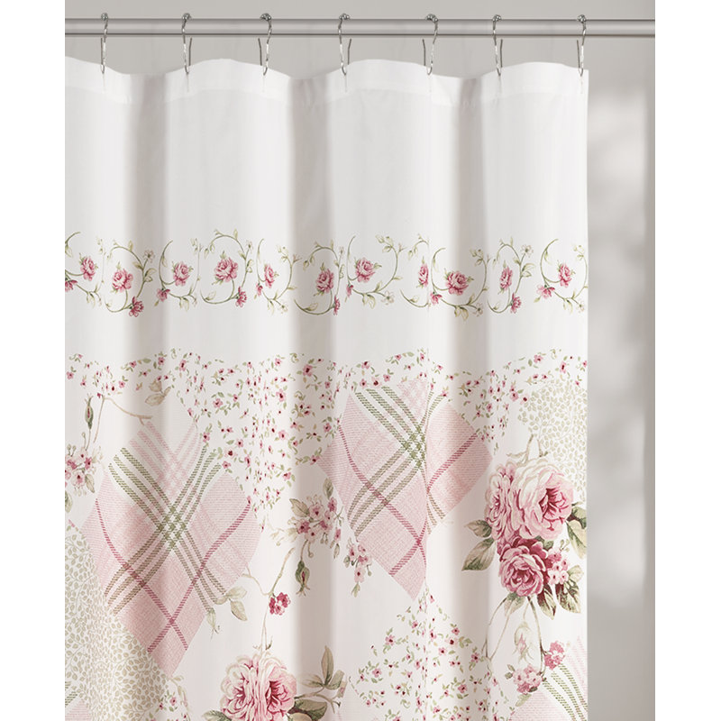Rideau de douche Bungalow, Rose