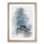 Stranded Boat upon the Beach in Abstract - Picture Frame Graphic Art Print-55730152-55730153