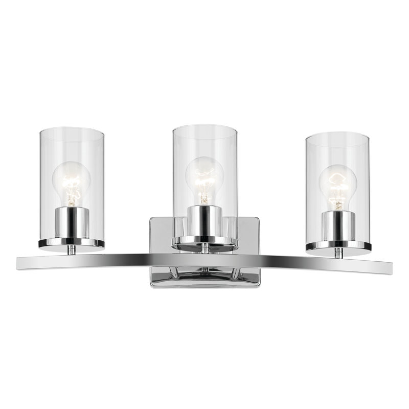 23" 3-Light Vanity Light, Chrome