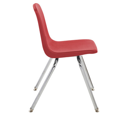 16 in Stack Chair with Swivel Glides, 2-Piece