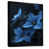 Toile avec cadre flottant noir