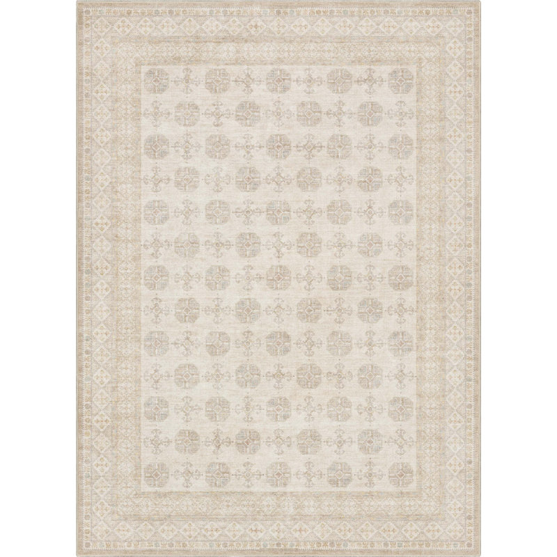 Tapis oriental rétro Espy Vienna, Rectangle 5 pi 3 po x 7 pi 3 po