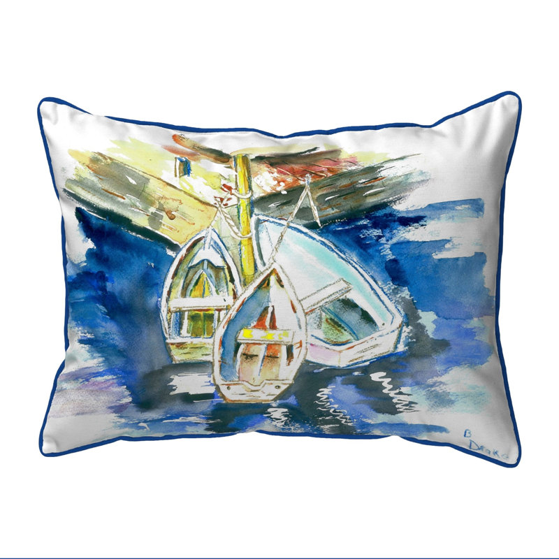 Housse de coussin rectangulaire d'extérieur Three Row, H 16 po x l 20 po