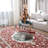 Fillender Large Oriental Floral Living Room Rug Washable Bedroom Rug Non-Slip Colorful Vintage Accent Floor Carpet For Home Decor-106589485