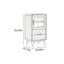 Armoire d'appoint en verre simple à porte simple