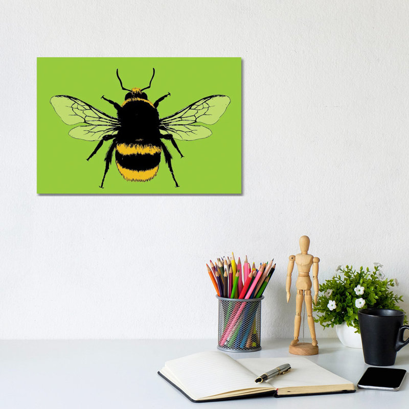 Bee by Gary Hogben - Wrapped Canvas Gallery-Wrapped Canvas Giclée, 20.32 cm H x 30.48 cm W