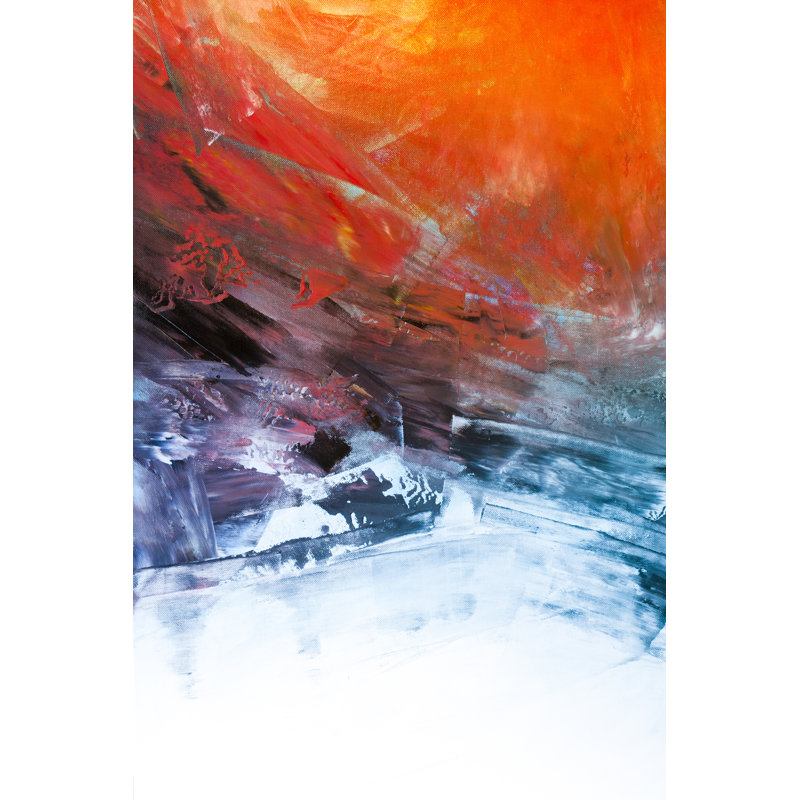 Textured Paint Background by Enjoynz - Wrapped Canvas Print, 46cm H x 30cm W