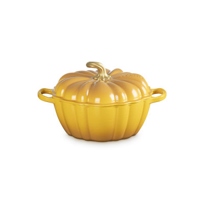 Le Creuset Enameled Cast Iron Signature Pumpkin Cocotte, 4 Qt. - Nectar