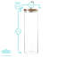 Argon Tableware - Glass Storage Jars with Wooden Lids - Leather Loop