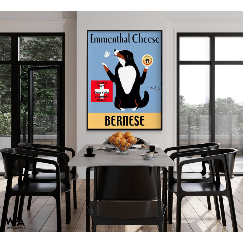 Bernois bouvier bernois, Suisse, Noir, noir, noir, noir, Reproduction encadrée sans passe-partout, H 10 po x l 8 po