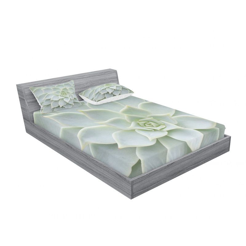 Microfiber Floral Sheet Set