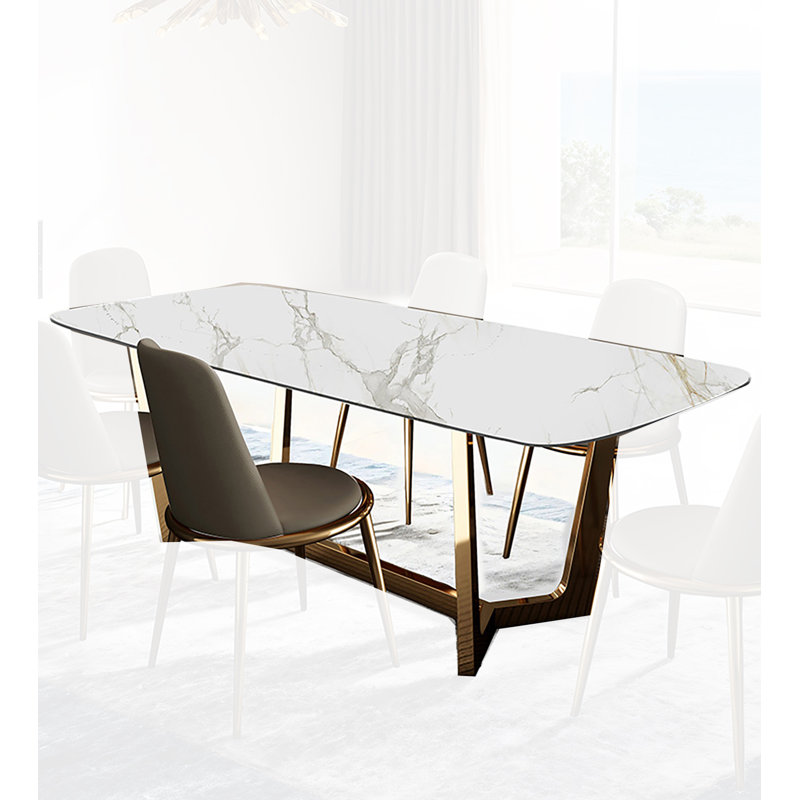 Table de salle à manger Triphet, Doré