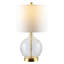 Lampe standard transparente 22 po Odette