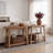 41.3'' Light Brown Console Table with Shelf