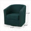 Fauteuil club pivotant de 31 pouces en tissu vert sauge pour 1 personne-1834111526