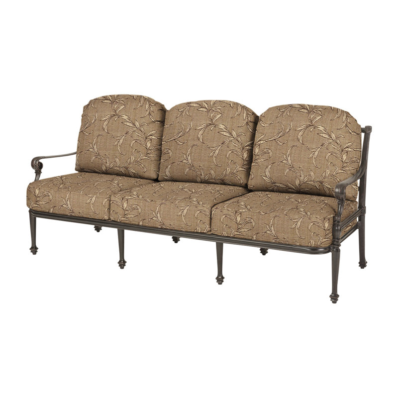 Grand Terrace Sofa with Sunbrella Cushions, Bessemer, Desert Bronze
