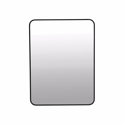 Bathroom Mirror Black Aluminum Frame