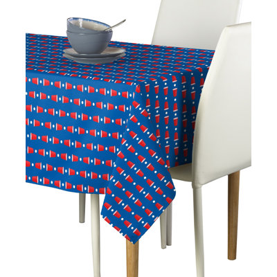 Mcbean Beer Pong Cups Milliken Signature Tablecloth