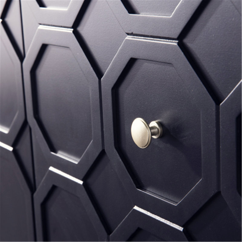 Two-Door Accent Cabinet, Black