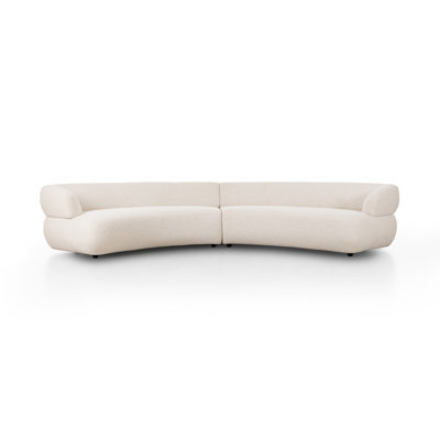 Waneka 2PC Sectional-159”-Nomad Snow