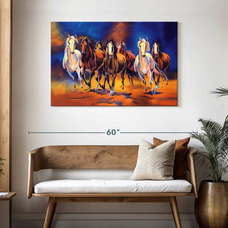 Brampt chevaux Vaastu, H 30 po x l 45 po