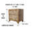 Boho 26.5'' W Solid Wood Nightstand