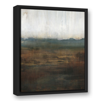 Commencement d'une tempête sur toile