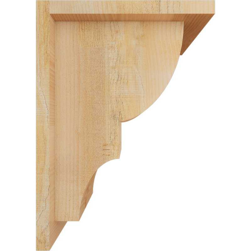 Corbeau Ridgewood avec contre-plaque, H 14 po x l 8 po x P 10 po, Sapin de Douglas, Sciage brut