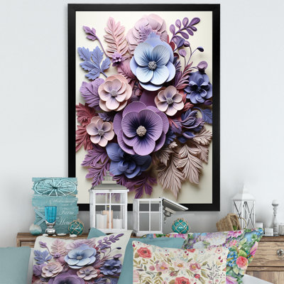 " Purple Artistry In Pansies "