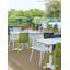 Chaise d'appoint de terrasse empilable Luzmaria-67429071