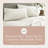 100% Organic Cotton Sheets Twin XL - GOTS Certified Organic Bed Sheets with Deep Pocket 500 Thread Count and Cozy Sateen Weave Gets Softer with Each Wash - Luxury 3 Piece Set (Natural, Twin XL)-849176658-828529667