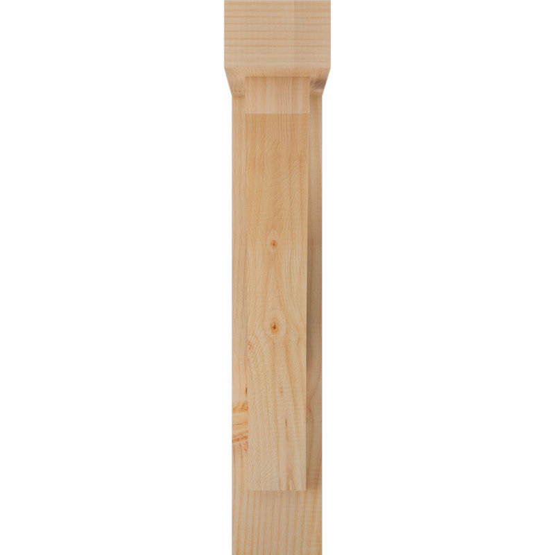 Support de bloc Thorton avec entretoise décalée, 32 x 20, Sapin Douglas de l 5 1/2 po (lisse)