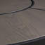 Foyer de table rond 42 po au propane, foyer d'extérieur au gaz à allumage automatique 50 000 BTU avec couvercle amovible et couvercle imperméable, décoration en verre