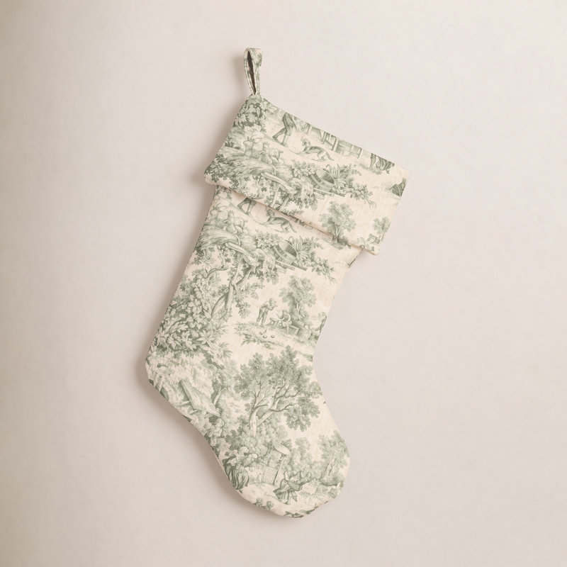 Chaussette de Noël Toile, Green