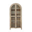 Natural Brown Contemporary Solid Mango Wood Cabinet