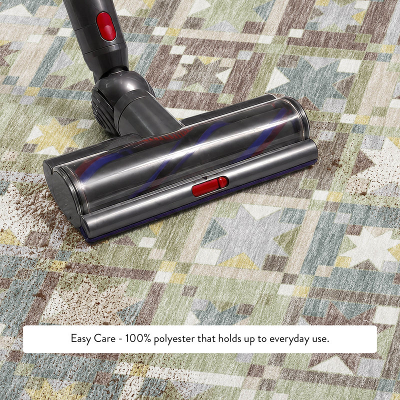 Tapis de qualité supérieure lavable à la machine Villers, Céleri, 2 pi 6 po x 3 pi 10 po