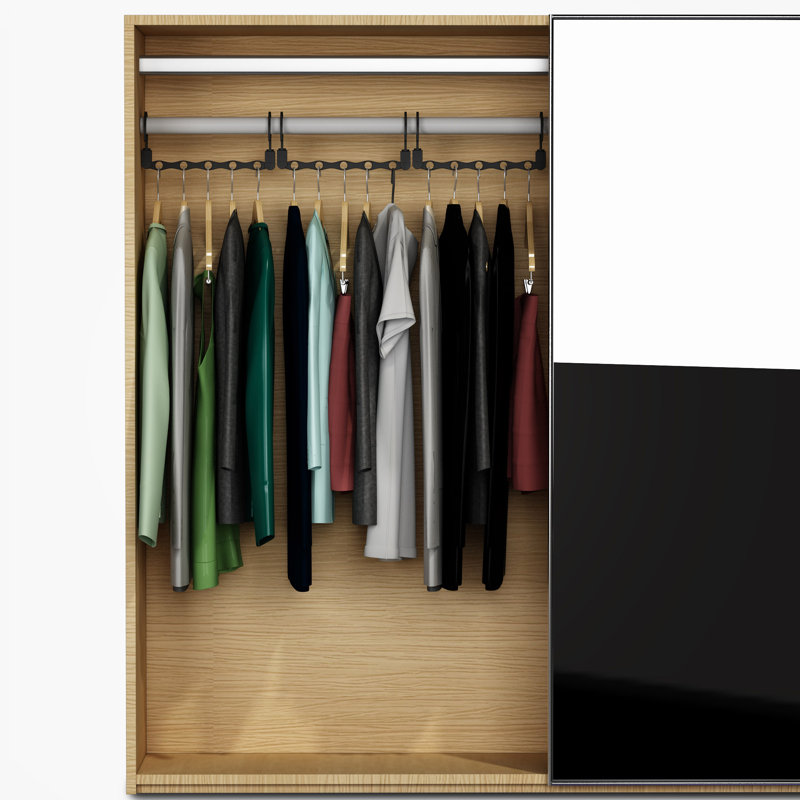 Ensemble de 10 organisateurs de garde-robe Kepler - Multicolore, vertical ou horizontal