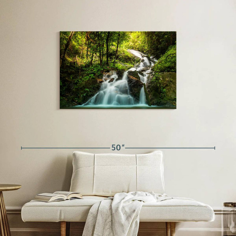 Alvord Hidden Rainforest Waterfall, 24" H x 36" W